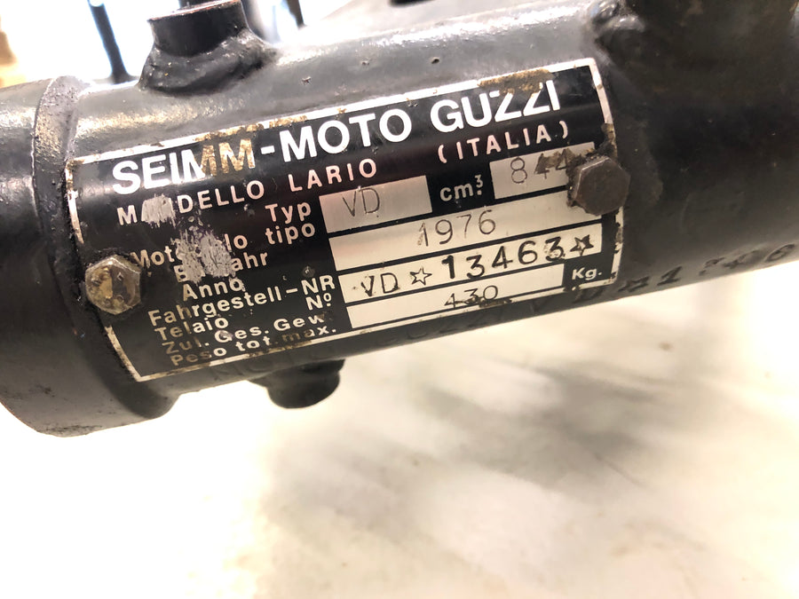 Moto Guzzi 850-T3 VD [1979] - Frame with papers