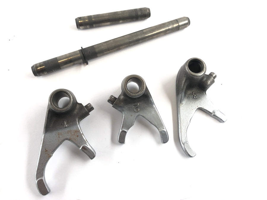 Yamaha DT 125 4BL [1999] - Shift forks shift claws set