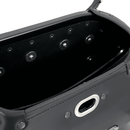 Motorcycle bag [Hepco & Becker] - leather Buffalo Big black right - tube pannier holder