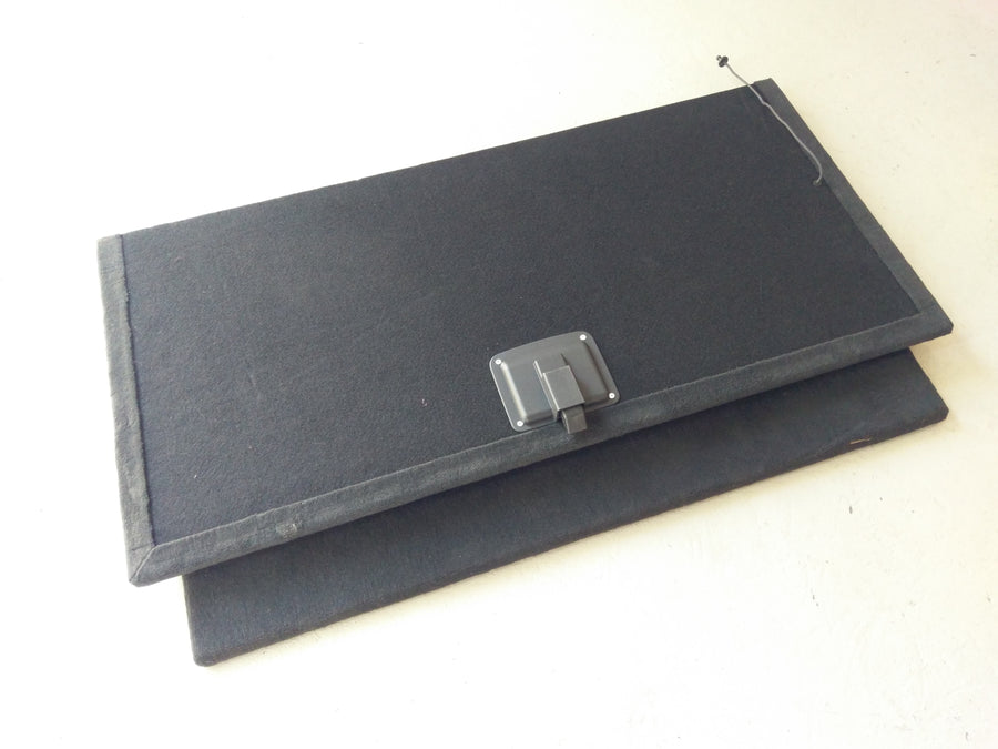 Porsche Panamera Turbo [2010] - Loading floor trunk carpet floor black