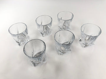 Crystal glasses Tumbler 340ml 6 Set [Bohemia] - 0