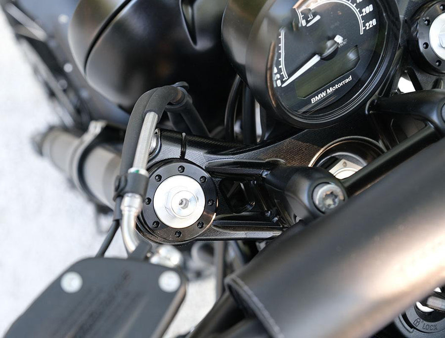 BMW R nineT 1200 Scrambler [2016-2023] - Öhlins USD High Fork Kit + Unit Garagenplatten und Füße (hohe Version)
