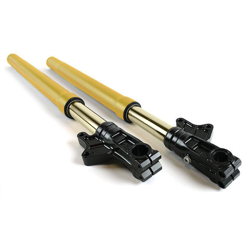 BMW R nineT 1200 Scrambler [2016-2023] - Öhlins USD LOW Gabel-Kit + Einheit Garagenplatten und Füße (niedrige Version)