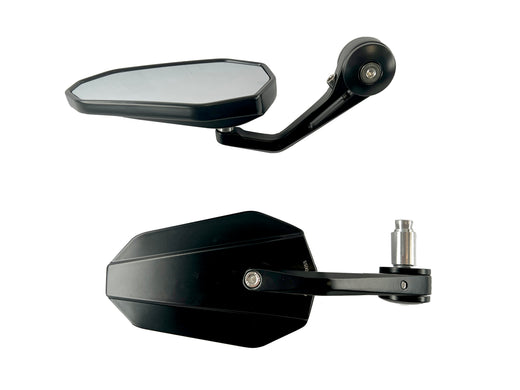 Handlebar end mirrors 2 pieces [E-mark] - Suzuki DR BIG 800S 650SE 650 750 800 600