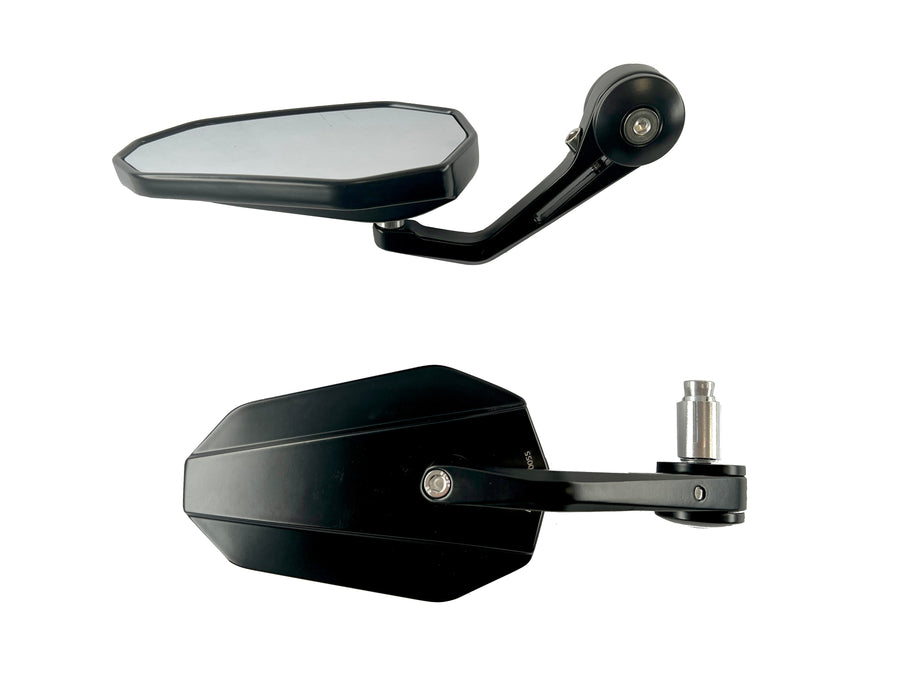 Handlebar end mirrors 2 pieces [E-mark] - KTM RC 125 390 690 790 890 1290 Duke