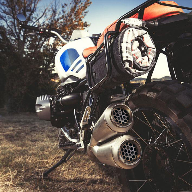 BMW R nineT 1200 Pure [2017-2023] - Doppelauspuff aus Titan mit sichtbaren Schweißnähten