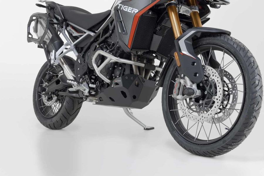 [SW-MOTECH] - Motorschutz schwarz für Tiger 900-Modelle, für Original-Sturzbügel – Bild 1