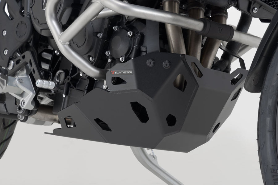 [SW-MOTECH] - Motorschutz schwarz für Tiger 900-Modelle, für Original-Sturzbügel – Bild 4