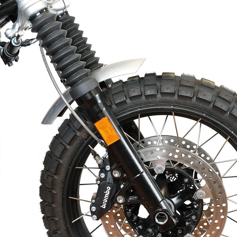 BMW R nineT 1200 Scrambler [2016-2023] - Neun Aluminium-Kotflügel mit Gabelstabilisator