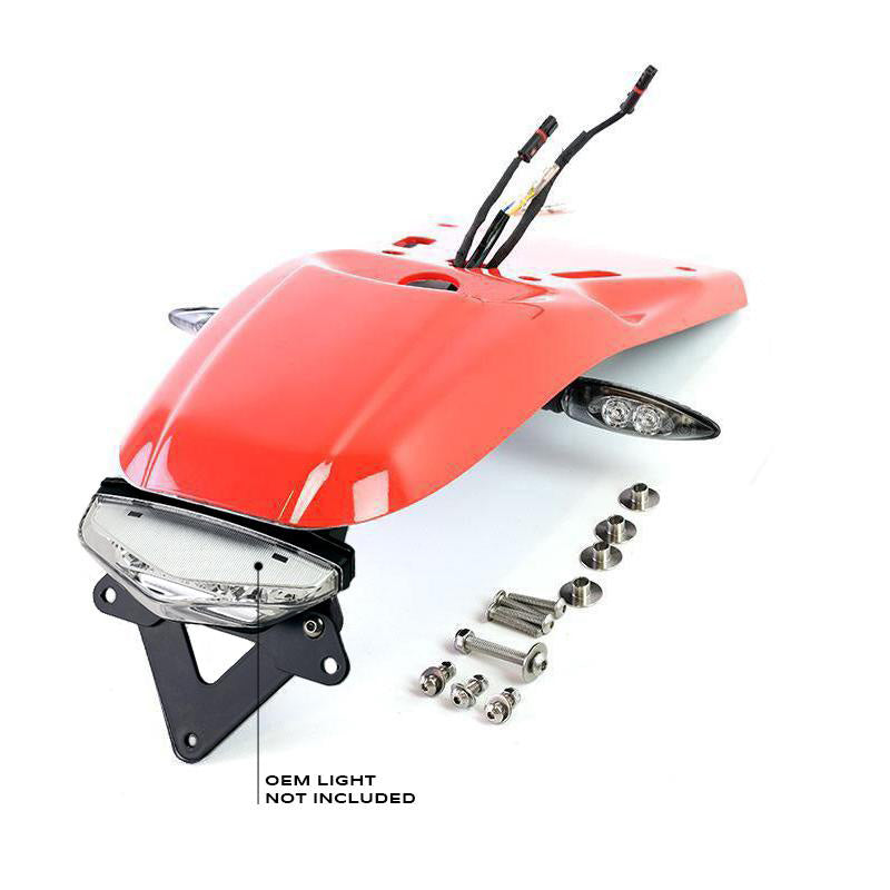 BMW R nineT 1200 Scrambler [2016-2023] - Heckfender mit Kennzeichenhalter-Kit für Originalscheinwerfer