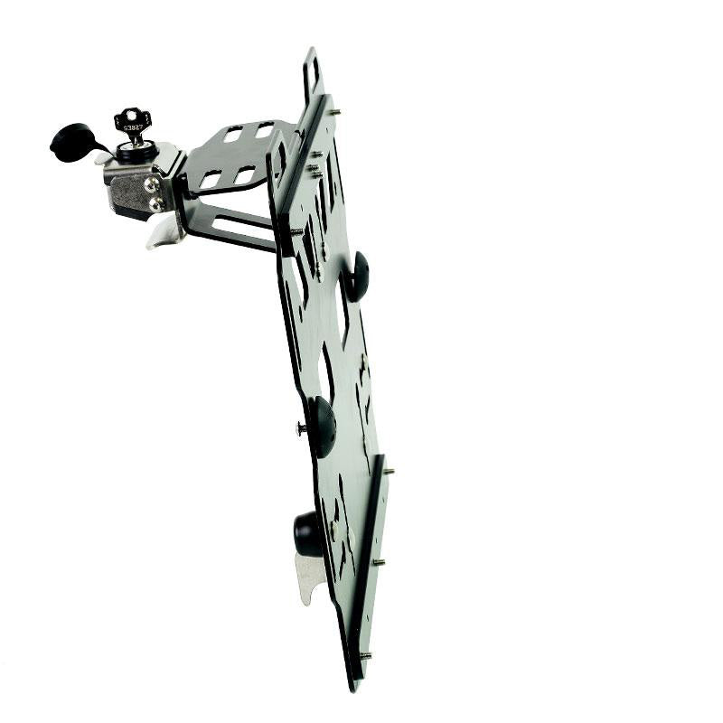BMW R 12 G/S [2025-2026] - Aluminiumplatte + Schnellkupplung und Verschluss aus Edelstahl (Schalldämpferseite)