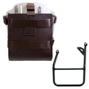 BMW R 1300 GS [2024–2026] - Aluminium-Taschenhalter mit verstellbarer Lederfront und Schnellkupplung + Rahmen links