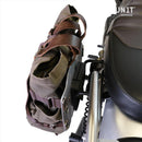 BMW R 1250 GS LC Rad [2019-2023] - Taschenhalter Aluminium mit verstellbarer Lederfront, Schnellkupplung und rechtem Rahmen