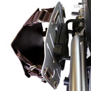 BMW R nineT 1200 Scrambler [2016-2023] - Aluminium-Taschenhalter mit verstellbarer Lederfront, Schnellkupplung und Rahmen