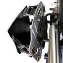 BMW R nineT 1200 Pure [2017-2023] - Aluminium-Taschenhalter mit verstellbarer Lederfront, Schnellkupplung und Rahmen