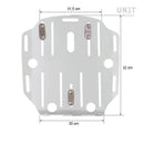 BMW R 120 G/S [2004-2012] - Alu-Taschenhalter mit verstellbarer Khali-Hypalon-Front