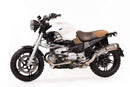 BMW R 1150 R [2000-2006] - Brown leather and canvas saddle for