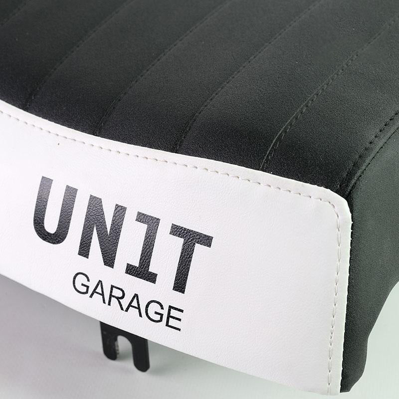 BMW R nineT 1200 Racer [2017-2020] - Vordere Sitzbank Kit aus Sky Weiß/Schwarz