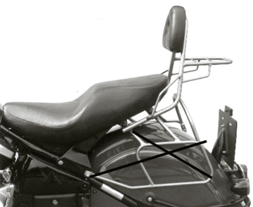 Kawasaki VN 1500 Drifter [1999-2003] - Sissybar with luggage bridge