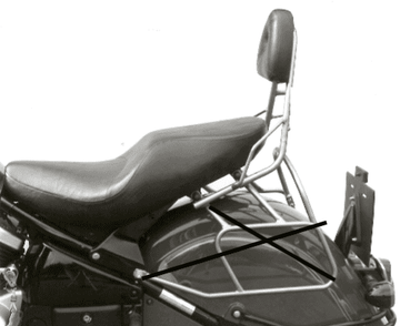 Kawasaki VN 1500 Drifter [1999-2003] - Sissybar without luggage bridge
