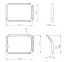 BMW R 12 nineT [2024-2026] - Atlas Aluminium-Satteltaschenrahmen