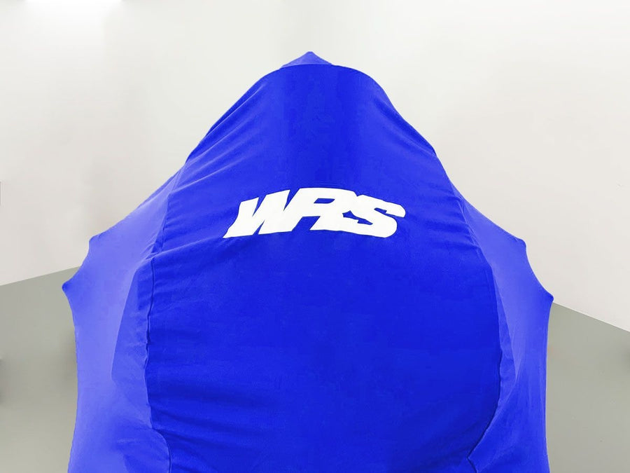 [WRS] - Motorradabdeckung mit weißem Logo – Ansicht 3