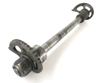 Suzuki DR 750 S SR41B [1988] - Rear axle with chain tensioner - 0